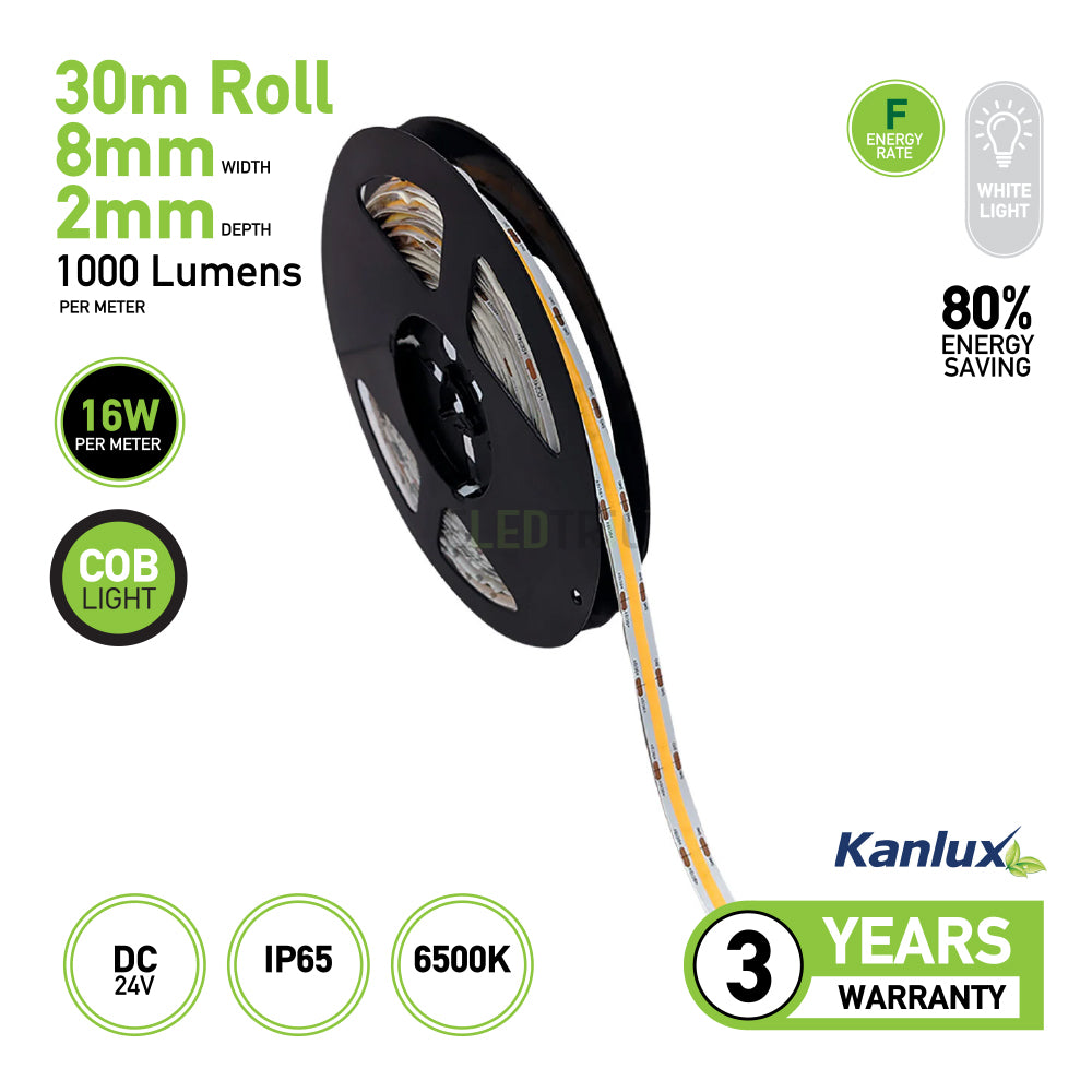 Linear LED Modules 12v LED COB 5M 8W/M