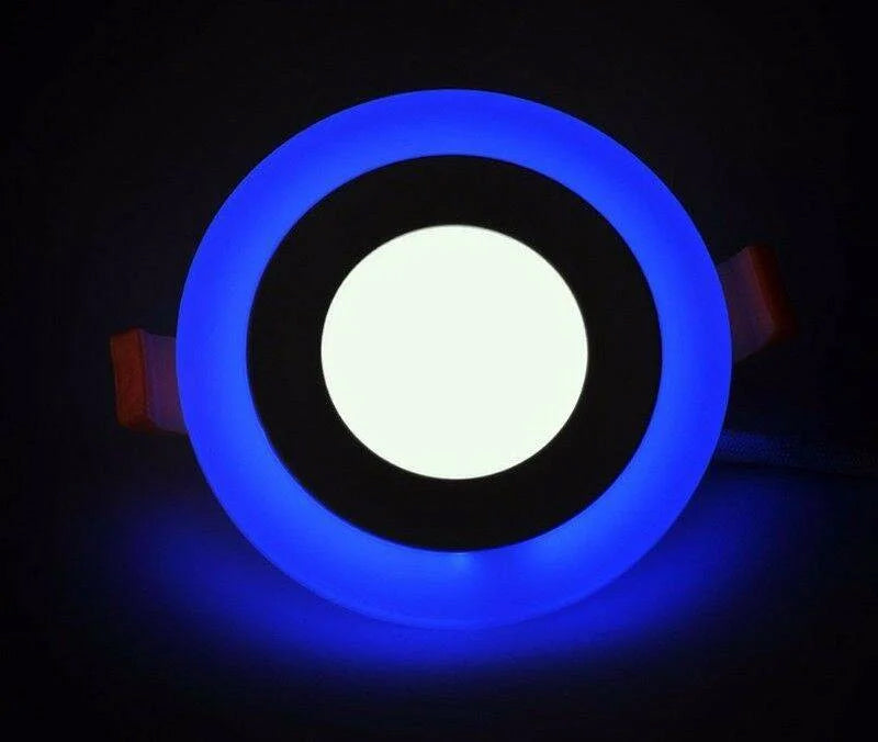 Dual Color Round Recessed LED Panel Lights