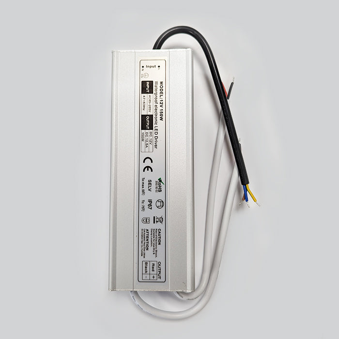 Waterproof IP67 12v Electronic LED Driver 150w For LED Lighting